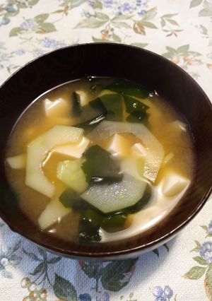 青パパイヤのお味噌汁-レシピのメイン写真
