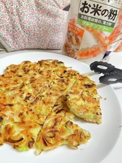 米粉でもっちり ネギと紅しょうがチヂミ -レシピのメイン写真