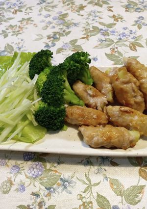 青パパイヤの肉巻き-レシピのメイン写真