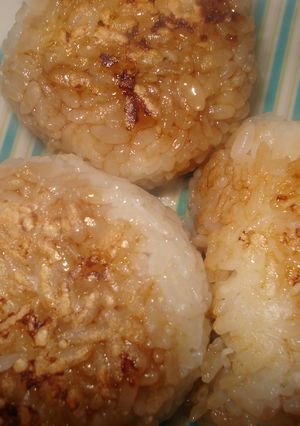 懐かしい味　簡単！中身色々焼きおにぎり-レシピのメイン写真