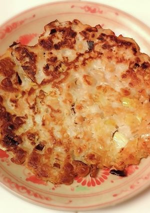米粉でカリもち簡単納豆チヂミ-レシピのメイン写真