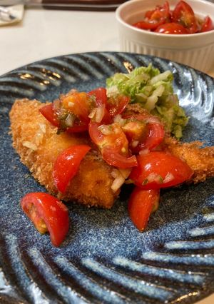 はちみつ黒酢トマトソースのササミカツ-レシピのメイン写真