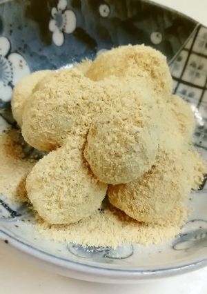 お米の粉で作る絹豆腐のもちもち黄な粉団子-レシピのメイン写真
