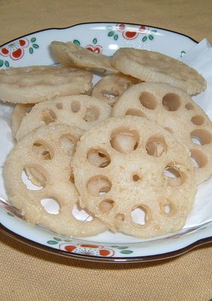 レンコン揚げ-レシピのメイン写真