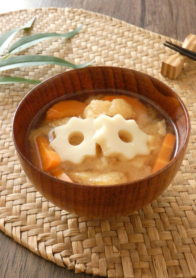 ちくわぶと油揚げのみそ汁-レシピのメイン写真