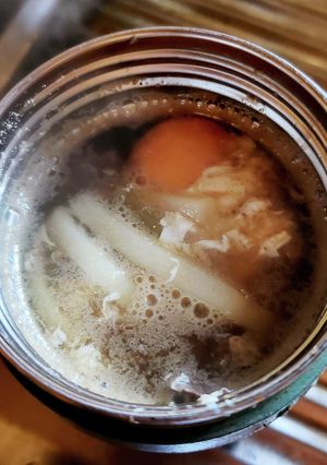 【スープジャー食】シカタマうどん-レシピのメイン写真