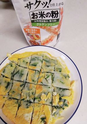 米粉のにらチヂミ風-レシピのメイン写真