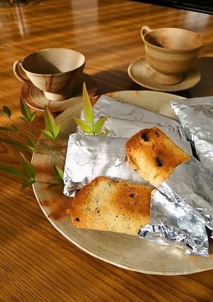 紅茶とラムレーズンの米粉ホイルケーキ-レシピのメイン写真