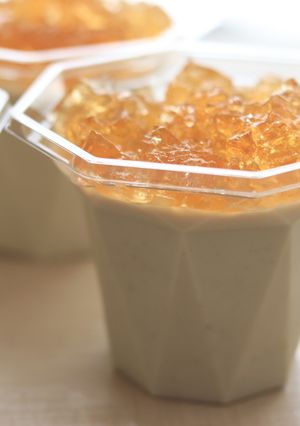 ほうじ茶プリン！とろーりうまい！-レシピのメイン写真