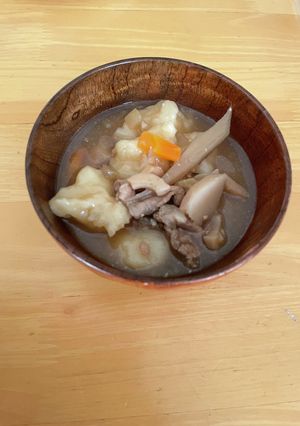 米粉ですいとん-レシピのメイン写真