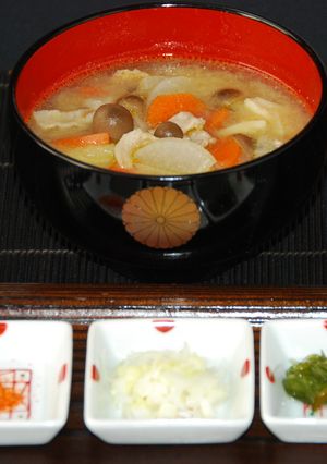 薬味で２度美味しい具だくさん味噌汁　♪-レシピのメイン写真
