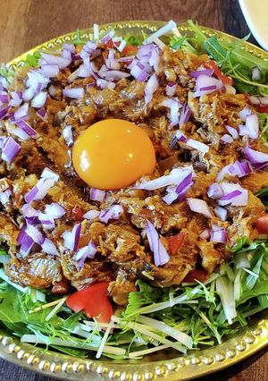 レンジで簡単ビールに合う！鯖カレーサラダ-レシピのメイン写真