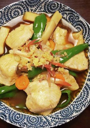 まぐろの簡単治部煮風-レシピのメイン写真