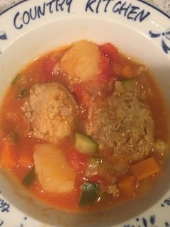 ご飯入りミートボールのトマト煮込み-レシピのメイン写真