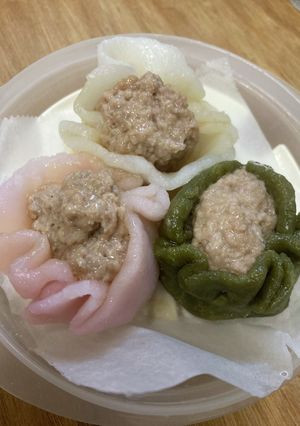 米粉の皮でもっちもち！小籠包風蒸団子-レシピのメイン写真