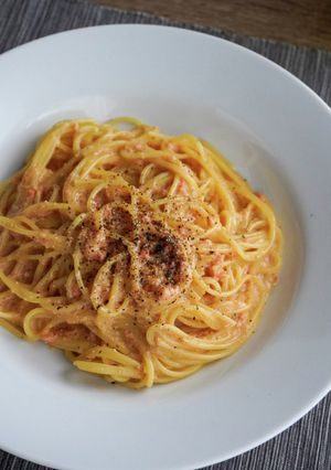 【プロのパスタ】絶品！明太カルボナーラ-レシピのメイン写真