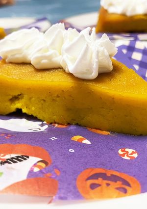 ハッピーハロウィン♬かぼちゃプリン風☆-レシピのメイン写真