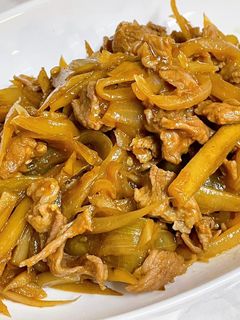 豚肉とごぼうの甘辛炒め-レシピのメイン写真
