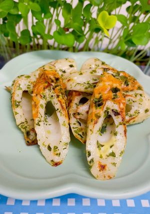 グルテンフリーな竹輪マヨ磯辺焼き-レシピのメイン写真