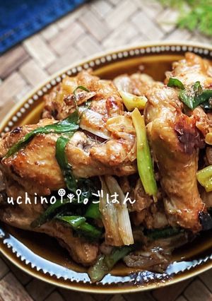 手羽元の豪快スタミナ焼き-レシピのメイン写真