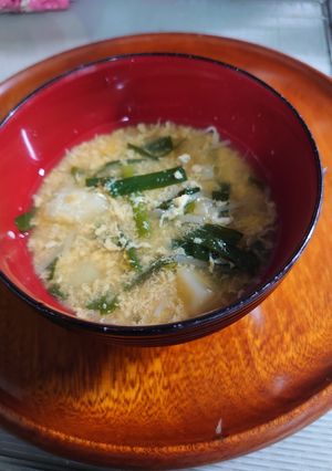 ニラじゃが♪ほっこり味噌汁-レシピのメイン写真