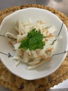 大根と干しエビマヨサラダ-レシピのメイン写真