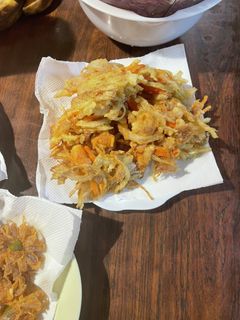 母レシピ♡野菜と食用菊のかき揚げ♡-レシピのメイン写真