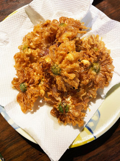 食用菊の天麩羅-レシピのメイン写真