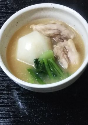 汁女優になれるかな？鶏とカブの治部煮風汁-レシピのメイン写真