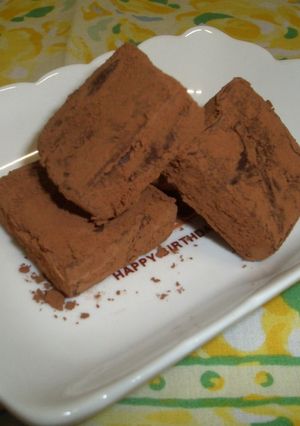 レンジで★ピリ辛★生チョコ-レシピのメイン写真