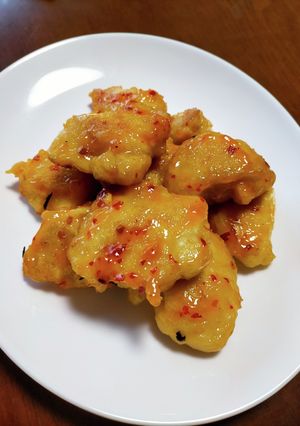米粉で鶏むね肉のスイートチリソース炒め-レシピのメイン写真