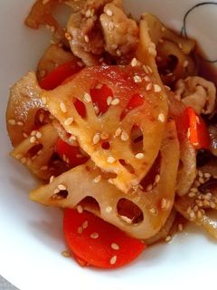 シャキシャキ蓮根のきんぴら-レシピのメイン写真