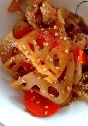 シャキシャキ蓮根のきんぴら-レシピのメイン写真