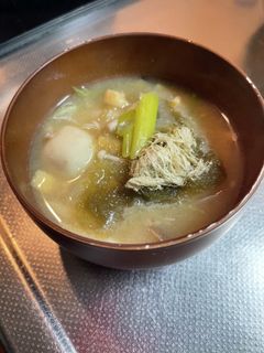 里芋ときのこの、とろろ昆布お味噌汁-レシピのメイン写真
