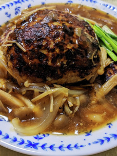 和風きのこあんかけハンバーグ-レシピのメイン写真