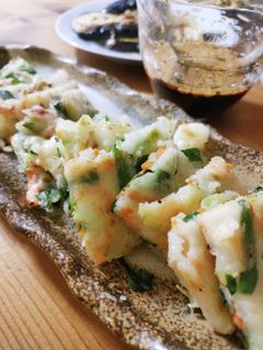 米粉で作るモチモチチヂミ!-レシピのメイン写真