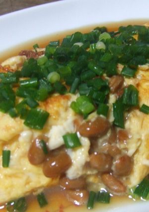 和風オムレツ★納豆のふんわり豆腐卵包み-レシピのメイン写真