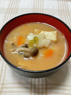 あったか♪米粉すいとん汁-レシピのメイン写真