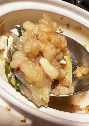 豆腐と天かすのたぬき鍋-レシピのメイン写真