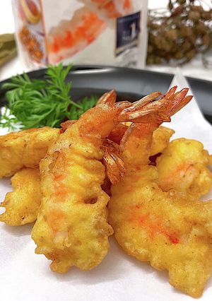 サクッと米粉のゴマ海老天-レシピのメイン写真