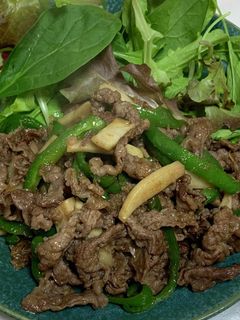 マカ入り、牛肉とピーマンエリンギ炒め-レシピのメイン写真