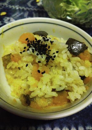♡かぼちゃご飯（冬至にもgood）-レシピのメイン写真