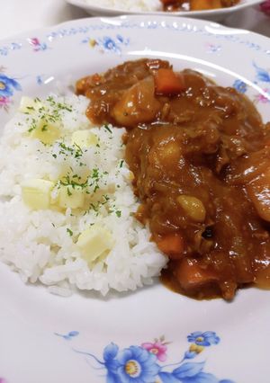 ☆カレーライスにベビーチーズ☆-レシピのメイン写真
