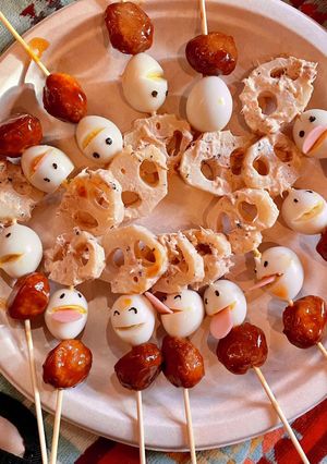 ハロウィン串-レシピのメイン写真