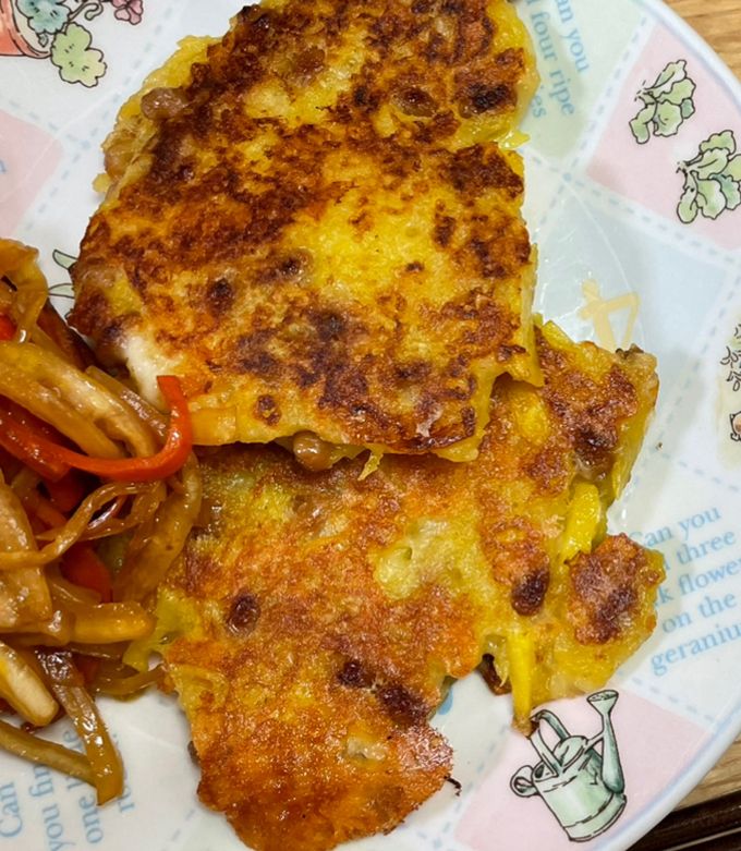 米粉で☆もちっとじゃがいもパンケーキ-レシピのメイン写真