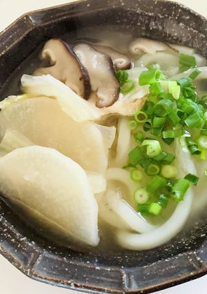 鍋の残り汁にだし塩をプラスでうどん＆雑炊-レシピのメイン写真