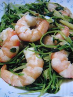 えびと豆苗の中華炒め-レシピのメイン写真