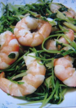 えびと豆苗の中華炒め-レシピのメイン写真