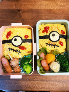 簡単ミニオンでハロウィン弁当!-レシピのメイン写真
