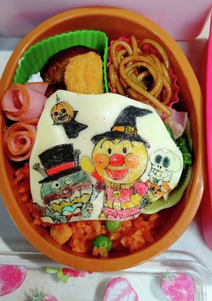アンパンマンのハロウィン弁当～♪-レシピのメイン写真
